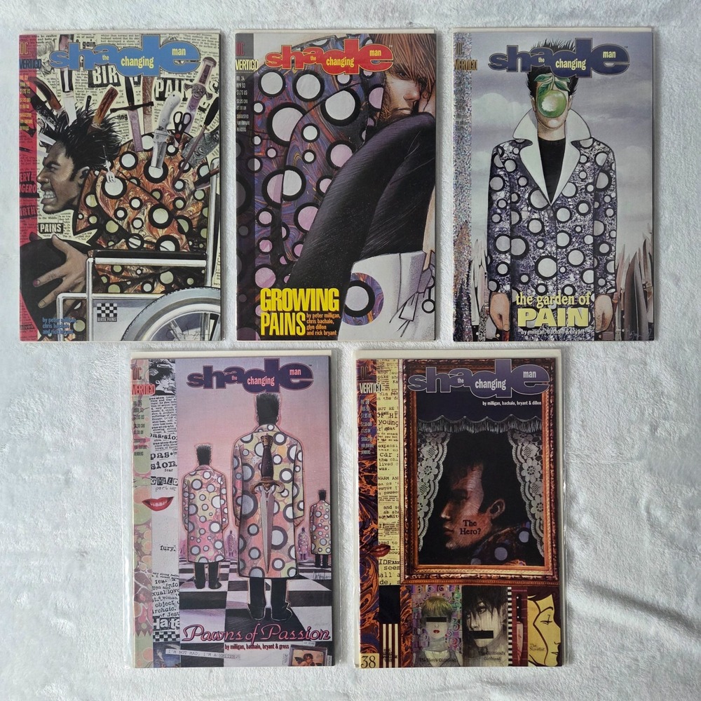 Shade the Changing Man #33–36, 38 Lot | DC Vertigo 1993–94 Surreal Horror